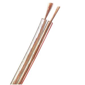 2..5mm Audio Speaker Cable , Copper Stranded Flat Ribbon Wire Customized Length