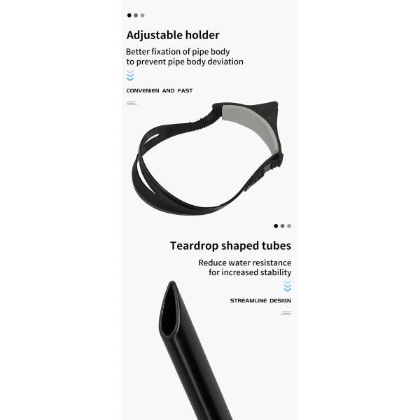 Silicone Mouthpiece Front Snorkel Swimming Diving Equipment Spearfishing Floating Tube