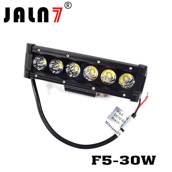 LED Light Bar JALN7 30W Spot Flood Beam LED Driving Lamp Super Bright Off Road Lights LED Work Light Boat Jeep