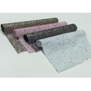 Shoes making material PU glitter artificial factory price synthetic leather