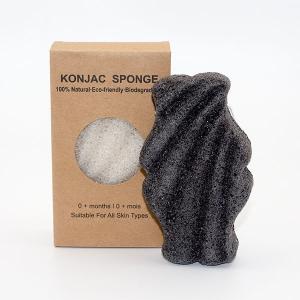 Wave Fishtail Konjac Exfoliating Sponge