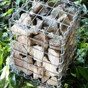 Quality Galfan Landscaping Stone Decorative Gabion Planter Wall Welded Mesh for sale