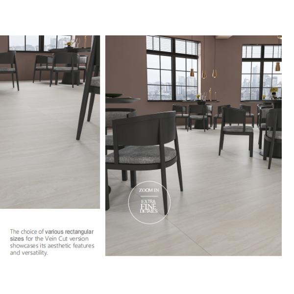Flexible Natural Matt Big Travertine Floor Tile for Indoor and Exterior Wall at Good