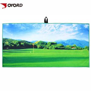 Convenient Custom Gym Towel Sublimation Printing Antibacterial High Density