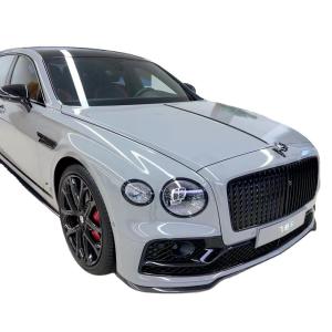 Flying Spur Bentley Body Kit W12 Style Carbon Fiber Lip Kit 2019 Diffuser Spoiler Side Skirt