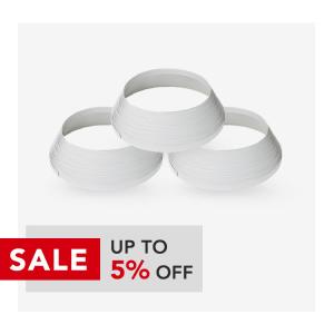 3D White Color Jewlite Neon Letter Aluminum J Cap Trim