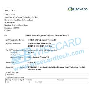 Wisecard Technology Co., Ltd. Certifications