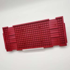 ABS Standard Red JEDEC IC Tray Cover Anti Static ESD Trays