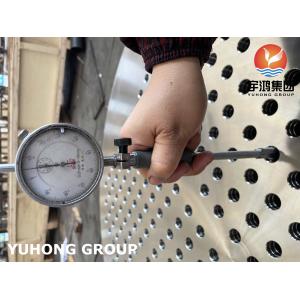 ASTM A182 F316L STAINLESS STEEL TUBESHEET HEAT EXCHANGER PART