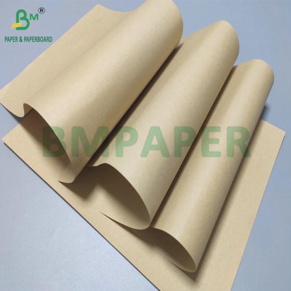 Wood Pulp High Strength 60g 80g Brown Kraft Paper Roll For Paper Bags