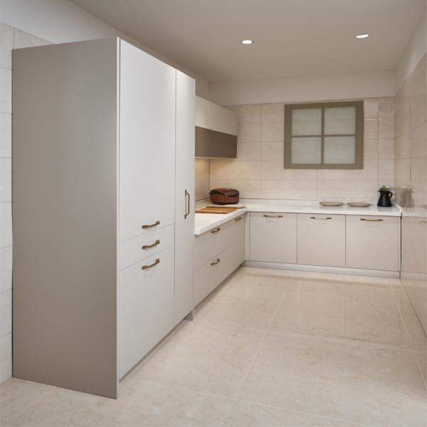 Buy White  Wall Complete Pvc Sheet Apartment Modular Kitchen Cabinets at wholesale prices
