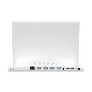 L Shape Freestanding Desktop Digital Signage RK3399 POE NFC Optional
