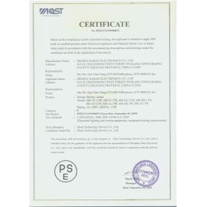 DEQING DARAN ELECTRONICS FACTORY Certifications