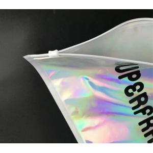 Metallized Slider Zipper Mailer pack Hologram Shiny Foil Glamour Holographic