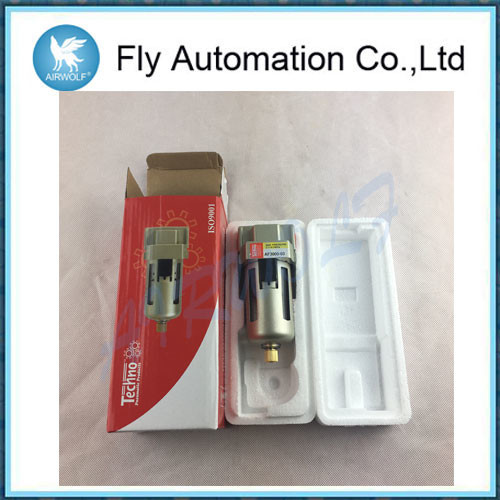 Buy Techno AF3000-02 AF3000-03 Air Preparation Unit Air Filter High Efficien G3/8" Metal Cover at wholesale prices