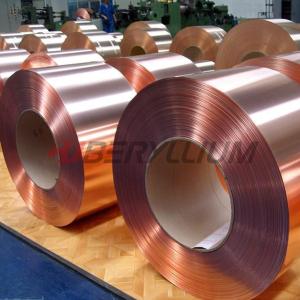 Qbe2 Beryllium Copper Strip 0.1mmx250mm Hard State Bright Surface