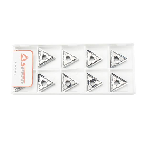 10pcs TNMG160404/08 Carbide Insert For Aluminum With High Precision