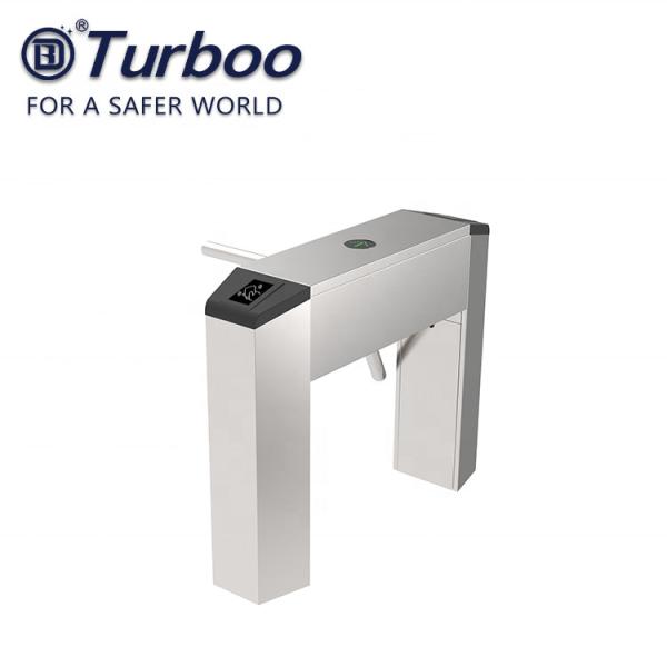 Semi Automatic 3 Arm Turnstile Tripod Barrier Gate Waist Height 304 Stainless