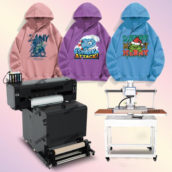 Buy Commercial Inkjet DTF Printer A1 60cm with I3200 Printhead and Powder Shaking Dryer at wholesale prices