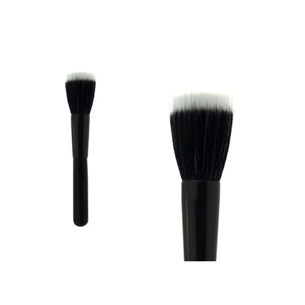 Buy Professional Natural Black Handle Kabuki Makeup Brush For Foundation at wholesale prices