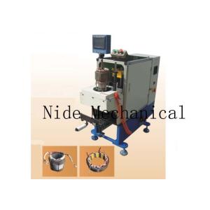 Touch screen controlled slot by slot lacing equipment for stator overhang