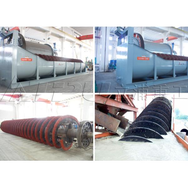Mining Industry Spiral Sand Washing Machine With 110-150 TPH Capacity , 8500mm Length