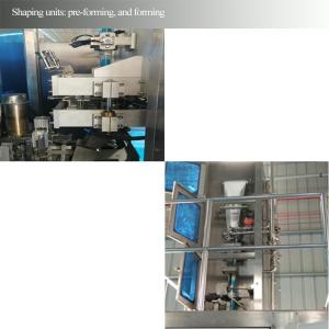Beverage Brick Aseptic Carton Filling Machine Pneumatic Aluminum Laminated Roll