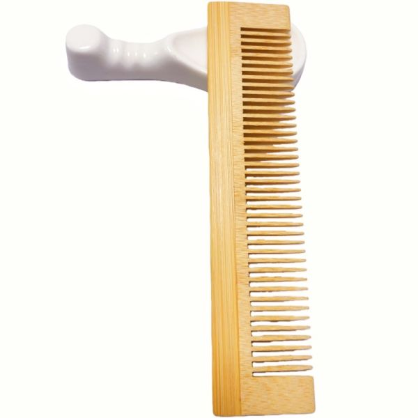Buy Wholesale Custom Biodegradable Bamboo Hair Comb Natural Wooden Hair Brush with No Static for Hotel high quality at wholesale prices