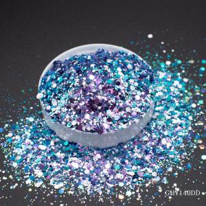 Diamonds Chameleon Glitter Flakes Mixed Photorefractive Chunky Paillette