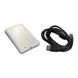 Quality Asset Tracking RFID Desktop Reader , USB UHF RFID Reader White for sale