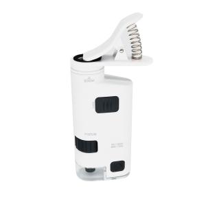Pocket 80x 120x LED Lighted Zoom Microscope With Aspheric Lens