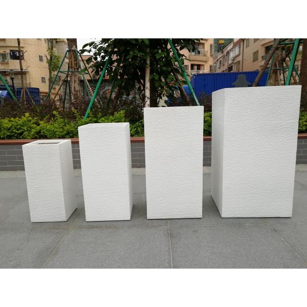 5-6 Years Outdoor Life Quadrate Fiber Clay Planter Long-lasting
