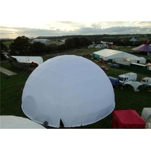 Quality Waterproof Steel Geodesic Dome Shelter 30M Diameter Garden Gather for sale