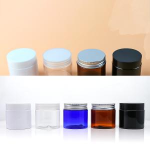 Food-Grade Transparent PET Cream Jar with Wide-Mouth Design and Multiple