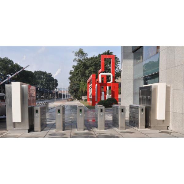 Intelligent Flap barrier integrated with 304 stainless steel Used in Subway Station