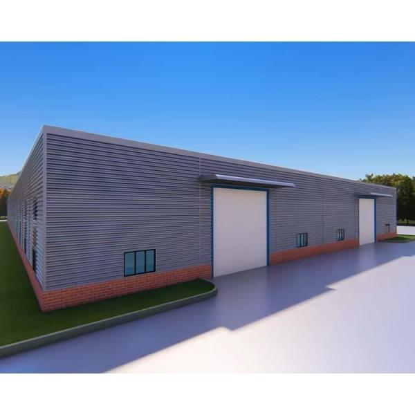 Lightweight Prefabricated Metal Steel Structure for Gymnasium Warehouse or