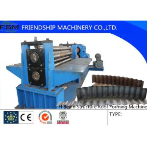 0.5mm—6mm,7.5KW Steel Tile Corrugated Sheet Roll Forming Machine For Exhibition