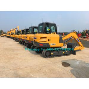Yellow Color Heavy Digging Equipment , 6 Tonne Digger With Yanmer Engine XE60D