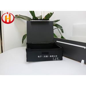 Printable Corrugated Plastic Storage Boxes Custom Black Anti Static