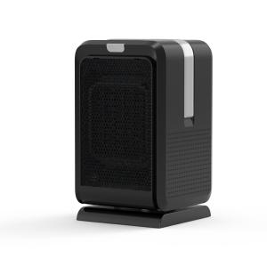 Basics 1500W Oscillating Ceramic Heater Black With Adjustable Thermostat