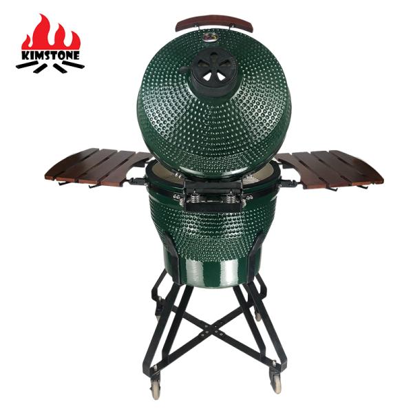 KIMSTONE Kamado Barbecue 21 Inch De Table for Garden Stone Tandoor Komoto Grill Parrilla weber Rvs Gift
