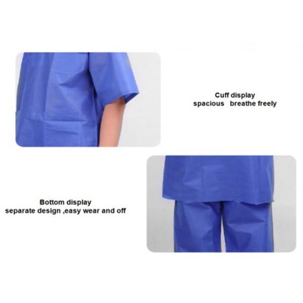 Breathable Medical Isolation Gowns Alkali Resistant For Hospital / Clinic