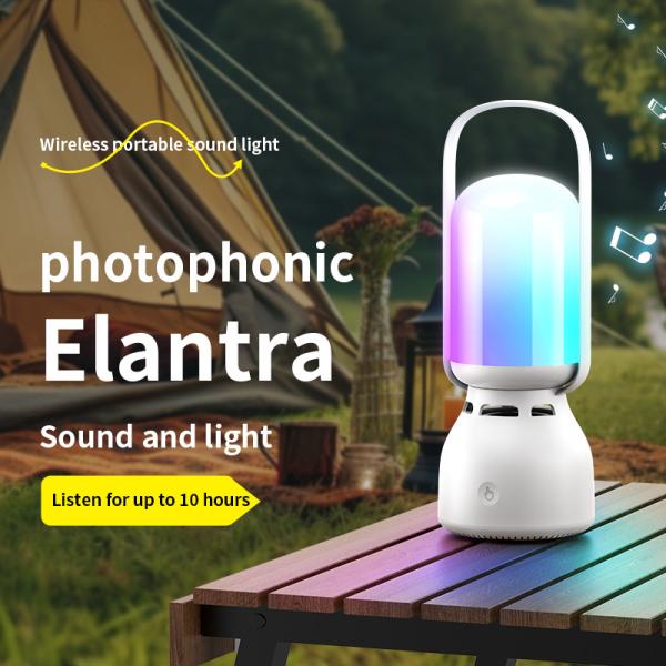 70Hz - 18KHz Bluetooth Speaker Camping Light 5V Outdoor Bluetooth Speaker Light