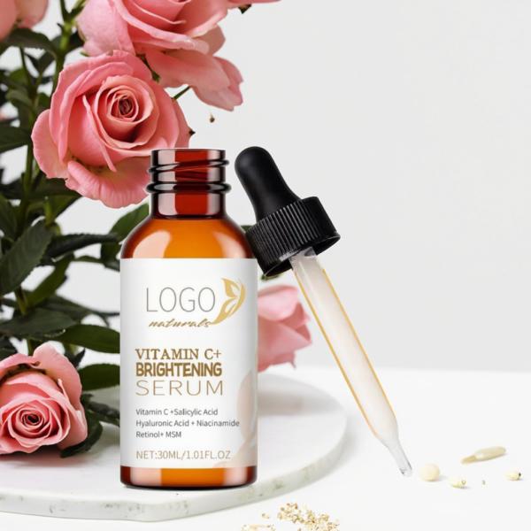 MRUIS VC Anti-Aging Face Serum Vitamin C Facial Serum Skin Whitening Brightening Freckle Repair and Anti-Wrinkle Care