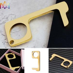 Multifunctional Contact Free Door Opener Custom Shaped Keychains