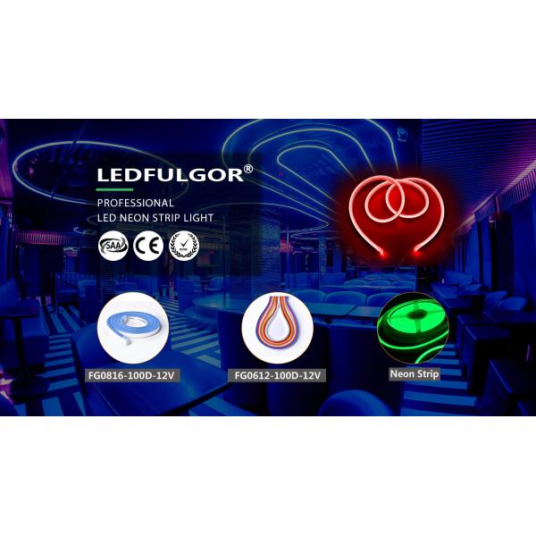 Slim Neon Light Strips For Bedroom Building Decoration High Brightness