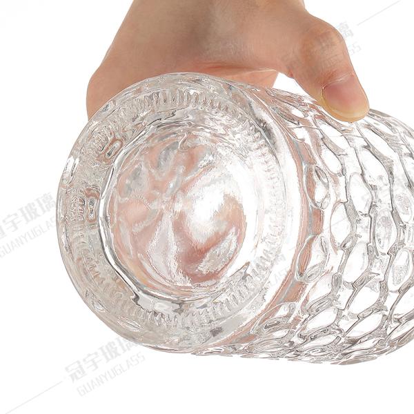 Custom Logo Acceptable Concave And Convex Glass Bottle at Direct Chinese for Decorative