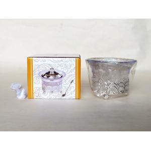 T1-Arabia Exquisite Gold-plated Louhua Sunflowers Sugar bowl