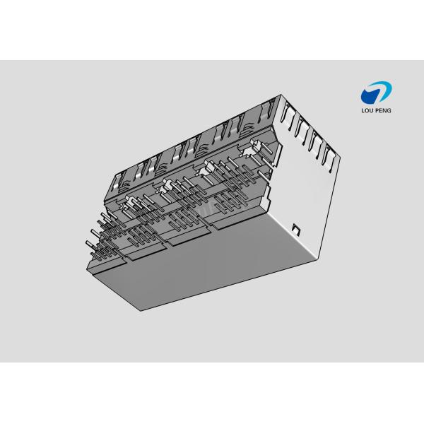 RJ45 Connectors, RJ45, Multiple Ports, Port Matrix Configuration 2 x 4, RJ Type Jacks & Plugs