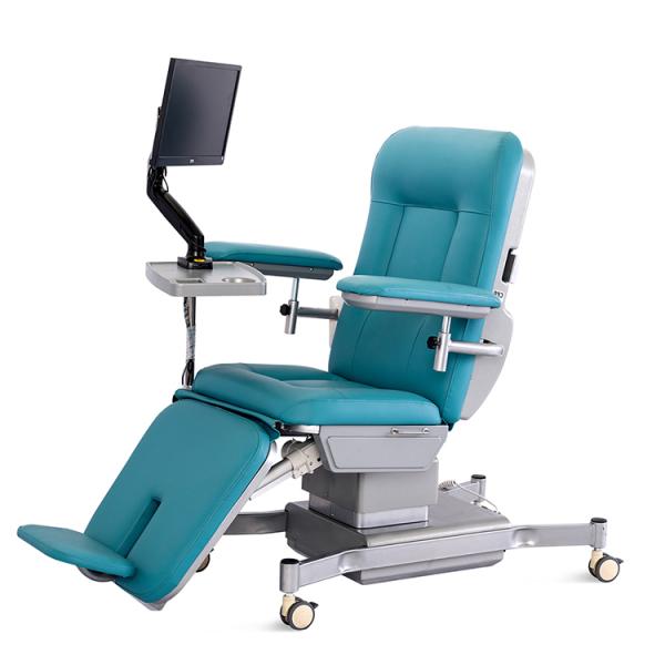 Blood Donation Chair Manufacturer Electric Three Function Dialysis Chair Hospital Patient Medical Recliner Chemotherapy